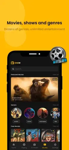 cricify-tv-for-android Movies and shows